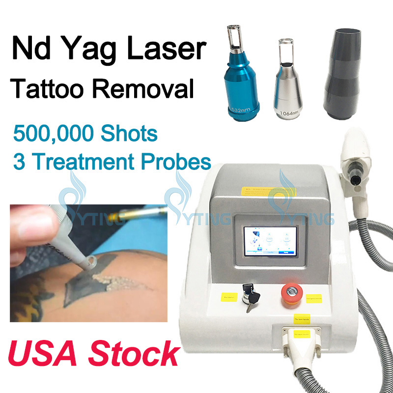 New Portable Q Switch Nd Yag Laser Tattoo Removal Laser Machine Freckle Pigment Eyebrow Removal 2000MJ 3 Heads 1320nm 1064nm 532nm
New Portable Q Switch Nd Yag Laser Tattoo Removal Laser Machine Freckle Pigment Eyebrow Removal 2000MJ 3 Heads 1320nm 1064nm 532nm