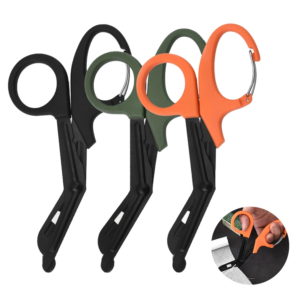15x7cm Survive Paramedic Medical Rescue Scissor Trauma Gauze IFAK Emergency First Aid Shear Outdoor Camp Hike Home tool