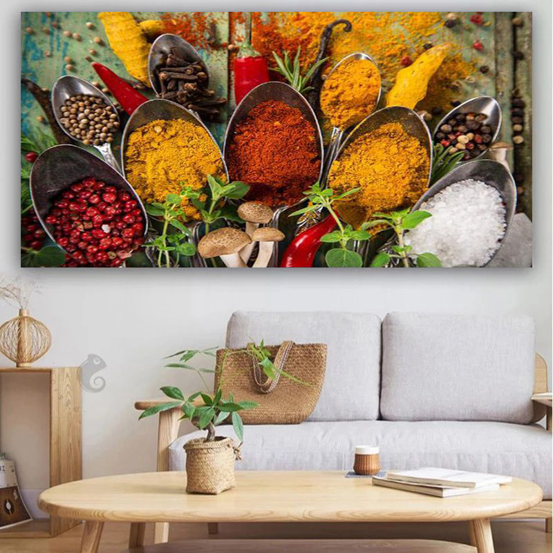 Kitchen Fruit Pictures Canvas Paintings On Wall Vegetable Grains Spices Posters and Prints For Dinning Room Resturant Home Decor
Kitchen Fruit Pictures Canvas Paintings On Wall Vegetable Grains Spices Posters and Prints For Dinning Room Resturant Home Decor