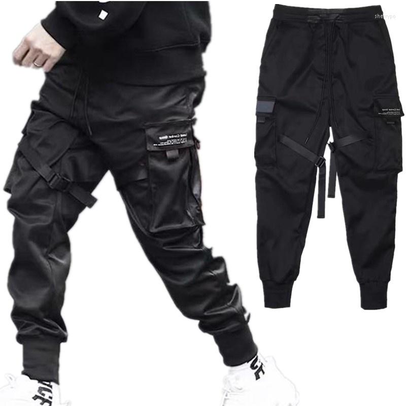 Men's Pants Hip Hop Boy Track Elastic Waist Harem Pant Men Streetwear Punk Ribbons Design Trousers Male Black Pockets Joggers, Black 1
Men's Pants Hip Hop Boy Track Elastic Waist Harem Pant Men Streetwear Punk Ribbons Design Trousers Male Black Pockets Joggers, Black 1