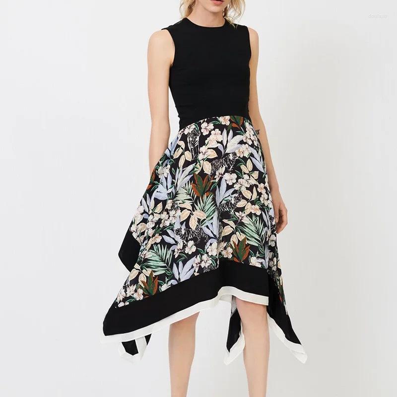 Casual Dresses Sexy Dress For Women 2023 Fashion Elegnt O Neck Knitted Sleeveless Forest Plant Printed Irregular Midi Y2k, Black
Casual Dresses Sexy Dress For Women 2023 Fashion Elegnt O Neck Knitted Sleeveless Forest Plant Printed Irregular Midi Y2k, Black