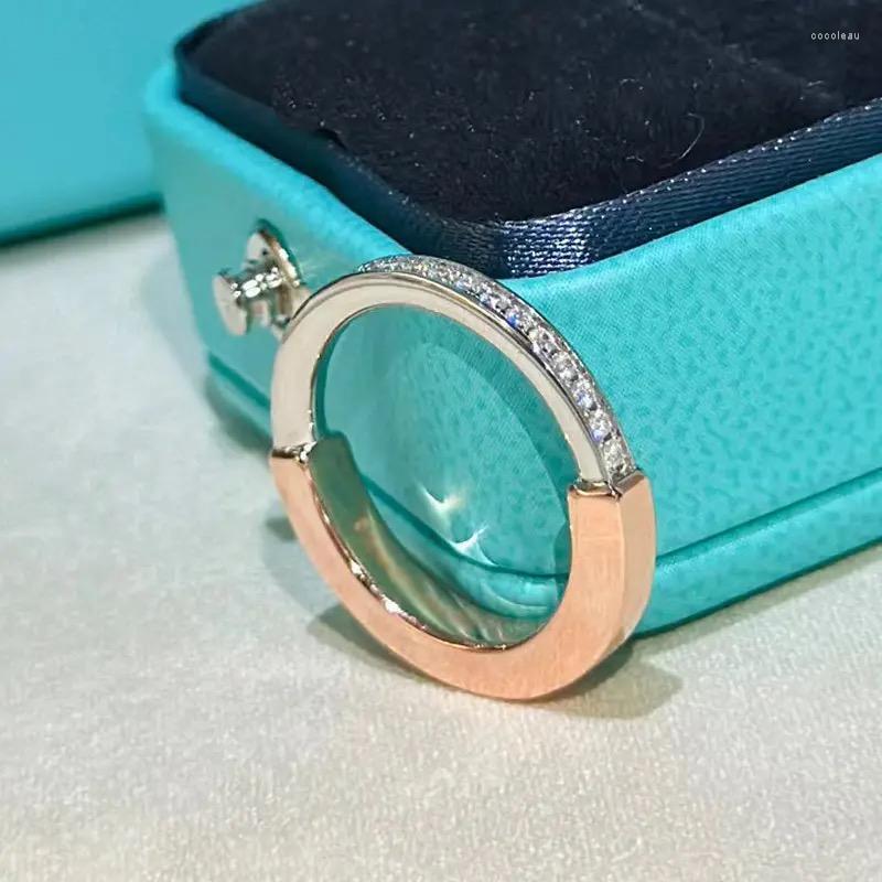 Cluster Rings 2023 Trend Fashion Brand Women's Luxury Jewelry Ring Classic Geometric Zircon Lock Rose Gold Anniversary Gift
Cluster Rings 2023 Trend Fashion Brand Women's Luxury Jewelry Ring Classic Geometric Zircon Lock Rose Gold Anniversary Gift