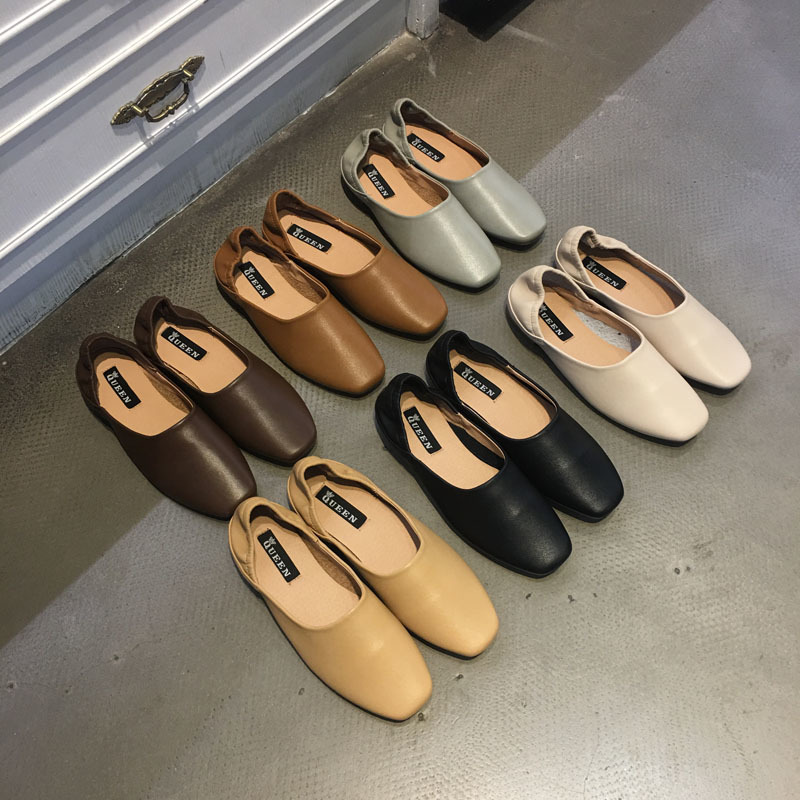 Sandal Ladies soft leather ballet flats foldable rollup shoes brief square toe grandma woman street 2ways retro moccasins 230419, Brown plus velvet
Sandal Ladies soft leather ballet flats foldable rollup shoes brief square toe grandma woman street 2ways retro moccasins 230419, Brown plus velvet