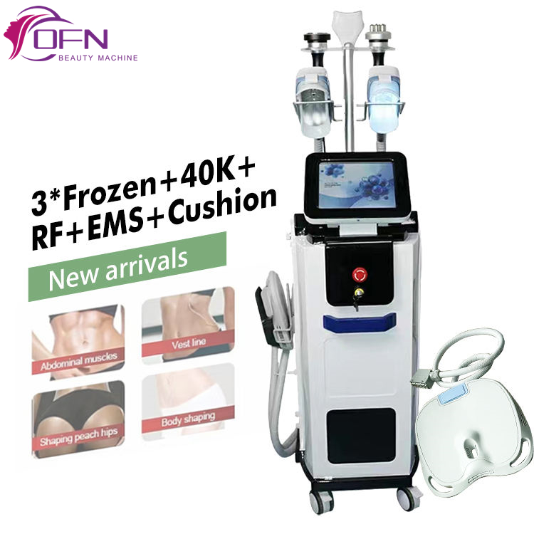 8in1 Frozen 3 Head ice sculpture 40K EMS Magnetic thin 360 cryo slimming RF equipment
8in1 Frozen 3 Head ice sculpture 40K EMS Magnetic thin 360 cryo slimming RF equipment