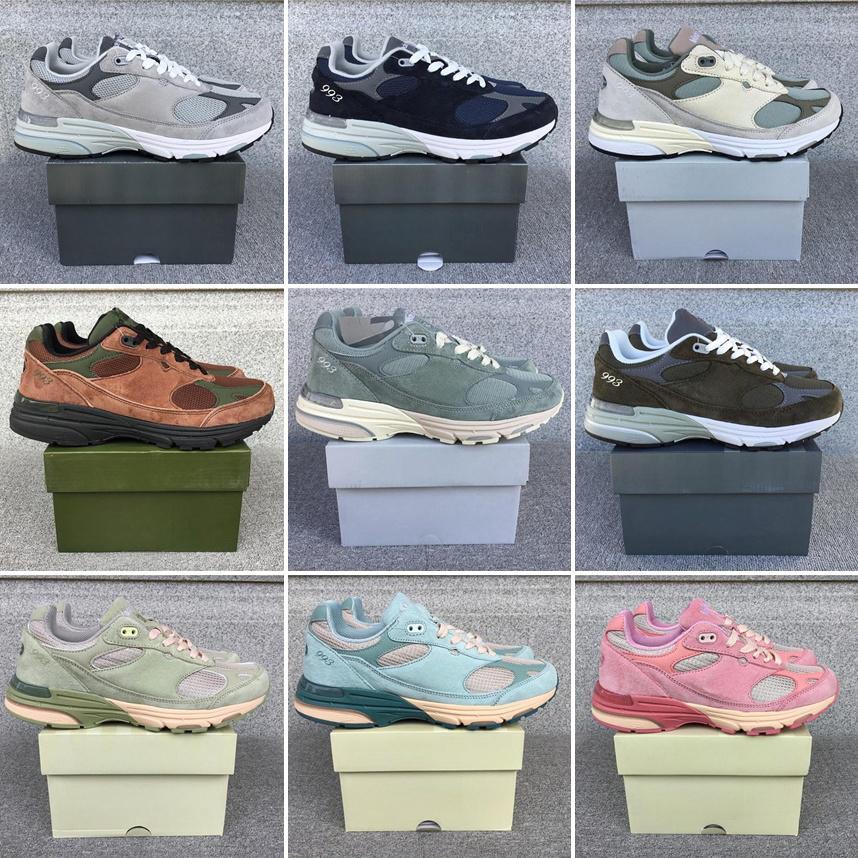 Designer Running Shoes mens womens 993 Gray Grey White Navy Spring Pistachio Joe Freshgoods black Military Green