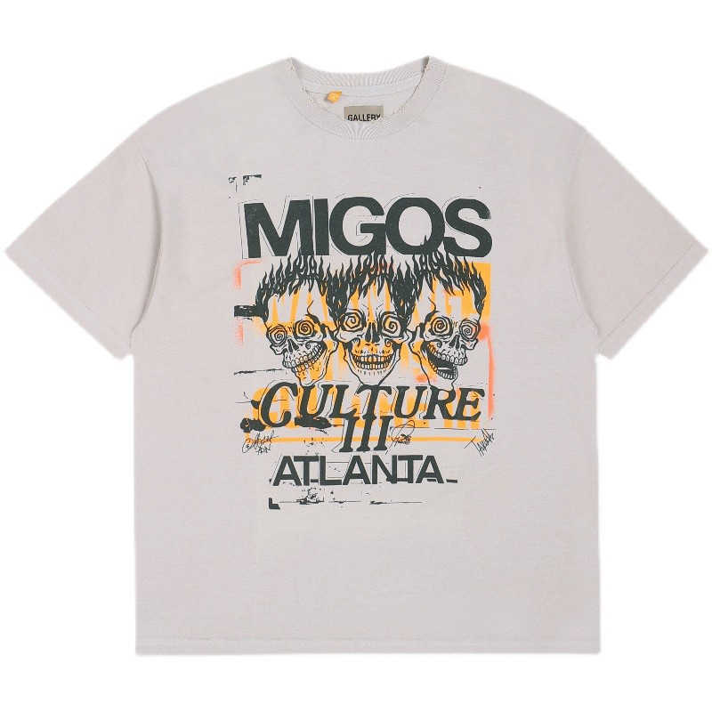 Fashion Designer Clothing Tees Rock Tshirt Galleryes Depts. x Migos Co Branded Skull Head Sparkling Pink Printed Washed Old Men's Women's Short Sleeve T-shirt, Apricot
Fashion Designer Clothing Tees Rock Tshirt Galleryes Depts. x Migos Co Branded Skull Head Sparkling Pink Printed Washed Old Men's Women's Short Sleeve T-shirt, Apricot