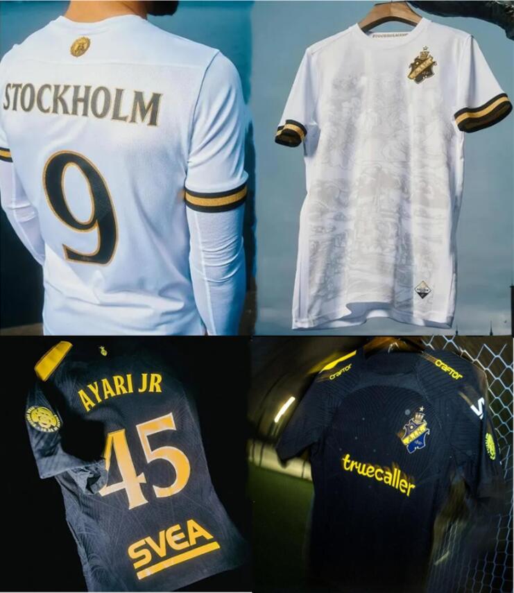 2023 AIK Solna GUIDETTI SOCCER jerseys STOCKHOLM special limited-edition HUSSEIN OTIENO FISCHER THILL TIHI HALITI 132-year history 23 24 jersey football shirts man, Adult 
2023 AIK Solna GUIDETTI SOCCER jerseys STOCKHOLM special limited-edition HUSSEIN OTIENO FISCHER THILL TIHI HALITI 132-year history 23 24 jersey football shirts man, Adult