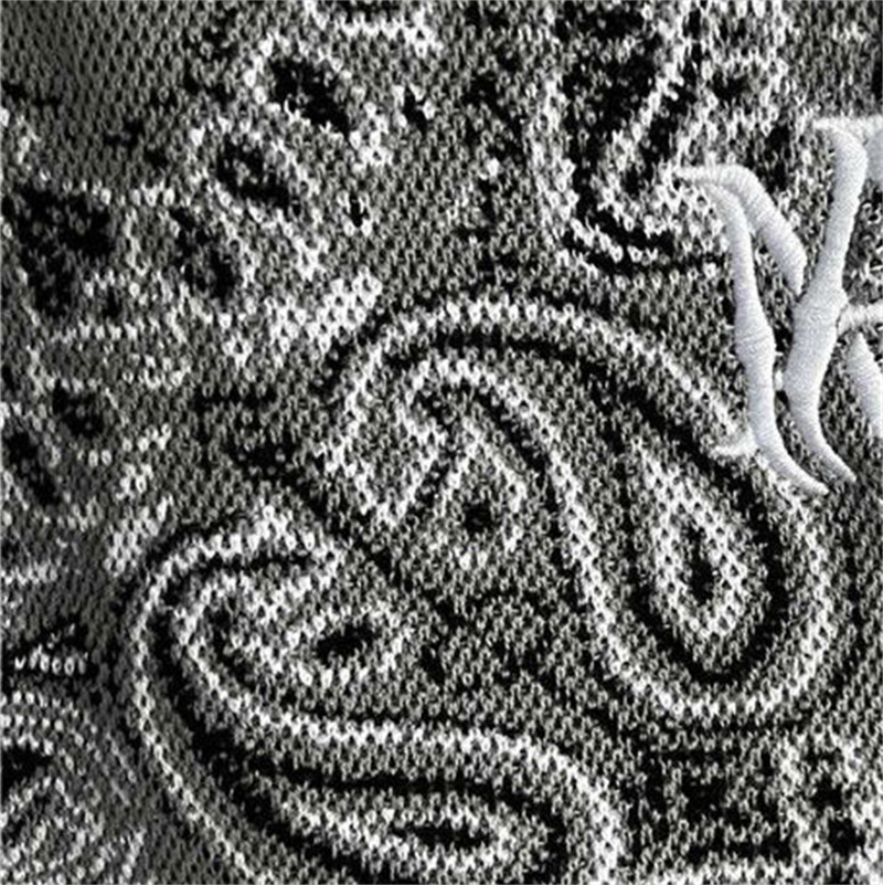 Men's Shorts Gray Vintage Paisley Print Cashmere Knitted High Quality Embroidered Sweatpant Social Club Outfits 230419