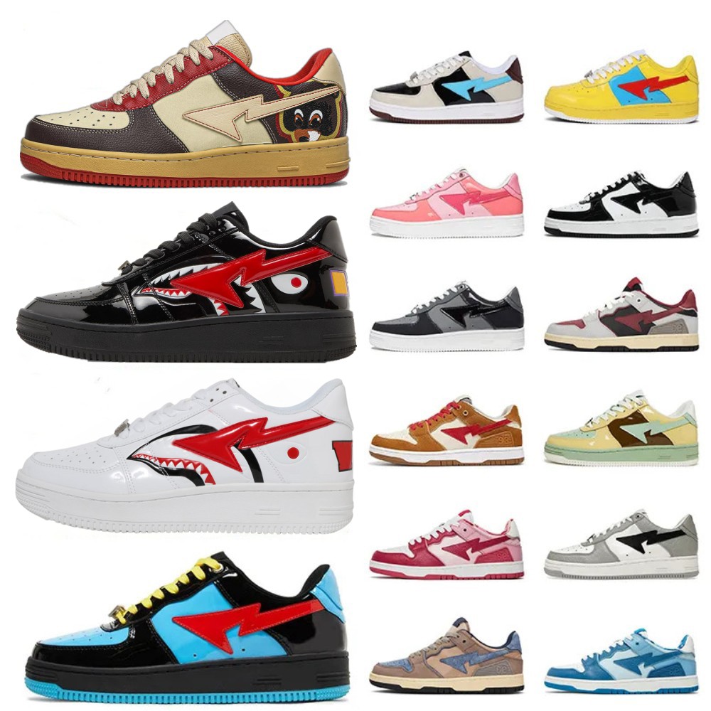 Bapestas sk8 shoes men women designer sneakers casual Skateboard Trainers shoes Black White Grey Low ABC Camo Combo Pink Green Red stars designer Shoes Size EUR 36-45, 05 white silver
Bapestas sk8 shoes men women designer sneakers casual Skateboard Trainers shoes Black White Grey Low ABC Camo Combo Pink Green Red stars designer Shoes Size EUR 36-45, 05 white silver