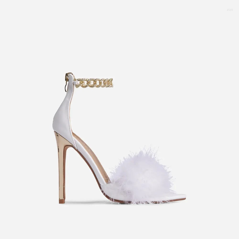 Dress Shoes Womens Sandals 2023 New Summer Fashion Pointed Closed Toe Heels Sexy High Women Designers Female