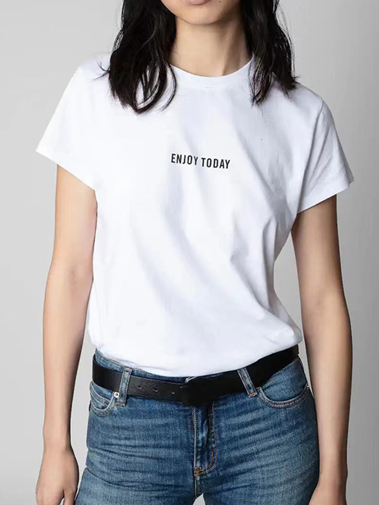 Womens TShirt Letter love drill Print Summer Women Short Sleeve O Neck Cotton Casual Tees Tops Loose Femme Streetwear Tshirt 230419