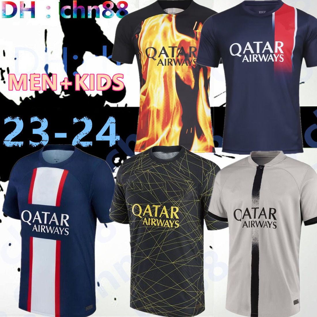 2023 2024 soccer jerseys maillot de foot MBAPPE HAKIMI MARQUINHOS VERRATTI Paris football shirt 22 23 24 SERGIO RAMOS FABIAN psgs hommes enfants kids Donnarumma, 22-23 away
2023 2024 soccer jerseys maillot de foot MBAPPE HAKIMI MARQUINHOS VERRATTI Paris football shirt 22 23 24 SERGIO RAMOS FABIAN psgs hommes enfants kids Donnarumma, 22-23 away