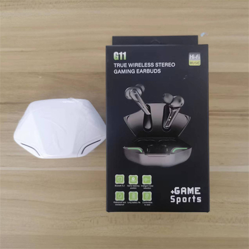 G11 TWS Gaming Bluetooth 5.2 Headset Earphones Low latency Wireless Game Earphone