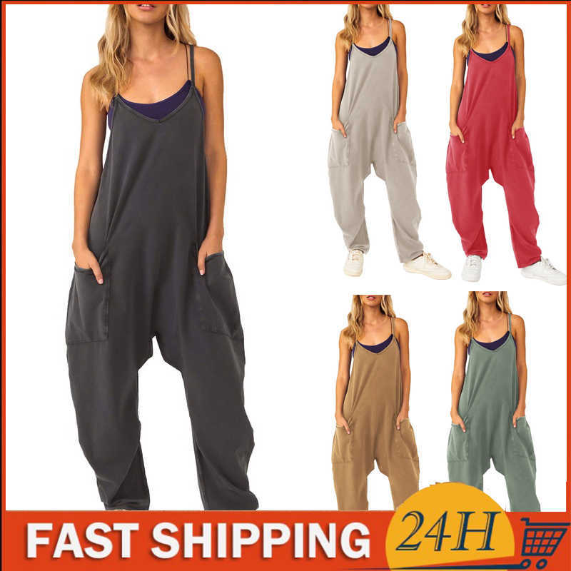Women's Jumpsuits Rompers Women Jumpsuit Summer Overalls Sleeveless Rompers With Pockets Wide-Leg Baggy Pants Vintage Jump Suit One-Piece Girls Playsuit P230419, Light green
Women's Jumpsuits Rompers Women Jumpsuit Summer Overalls Sleeveless Rompers With Pockets Wide-Leg Baggy Pants Vintage Jump Suit One-Piece Girls Playsuit P230419, Light green