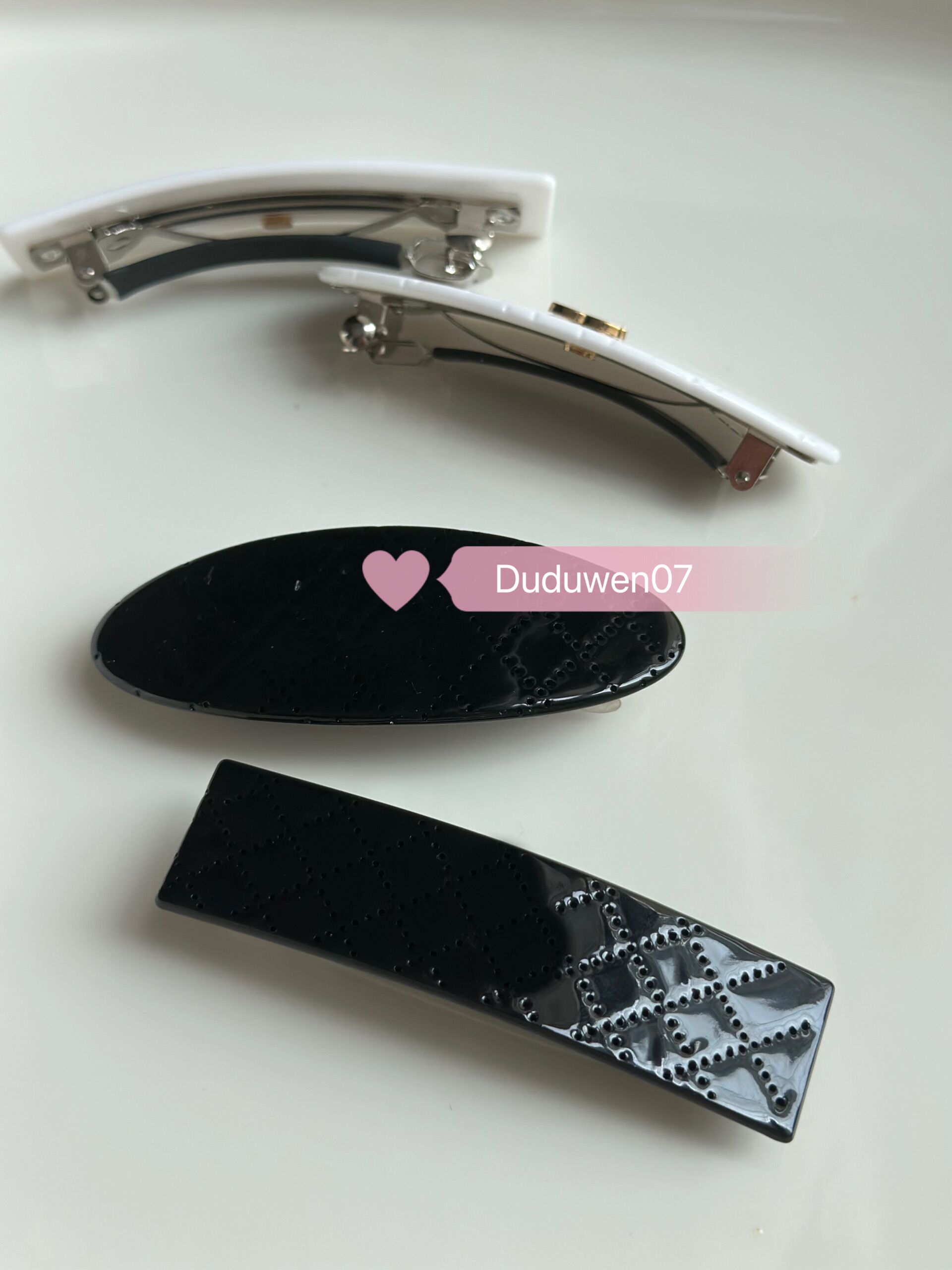 9X3CM Fashion acrylic hair clips C metal marks diamond pattern design Barrettes collection classic accessories vip-gift paper card
