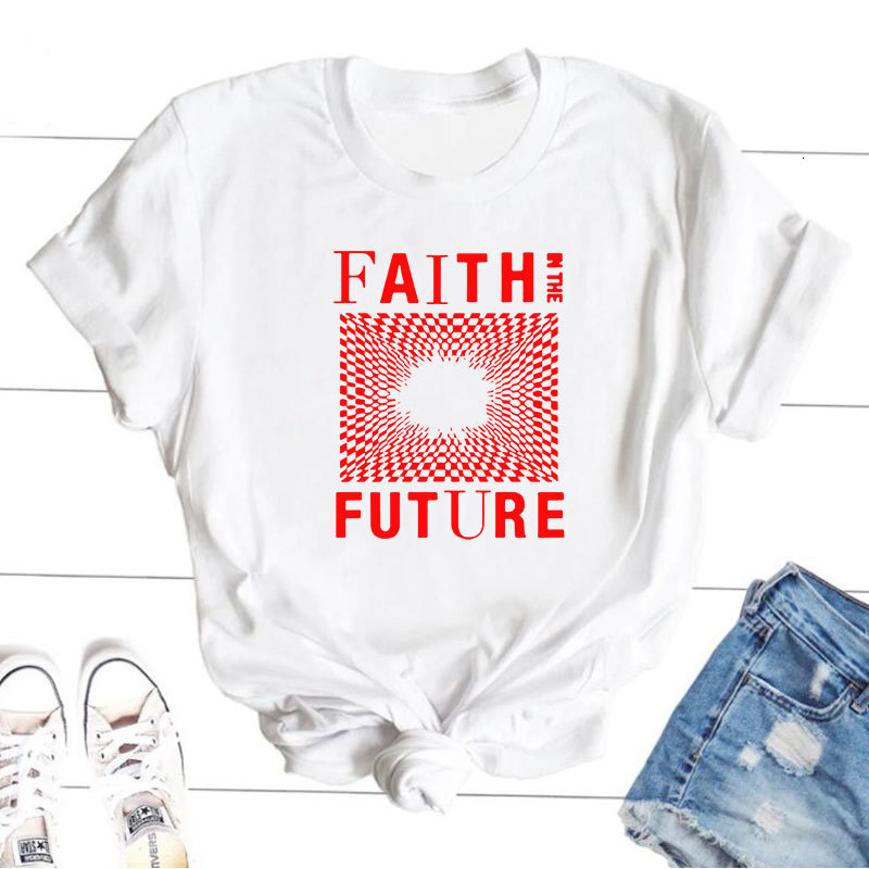 Womens TShirt Faith In The Future Tour Merch Tshirt Women Fans Short Sleeve O Neck T Shirts Oversize Print Harajuku Streetwear 230419