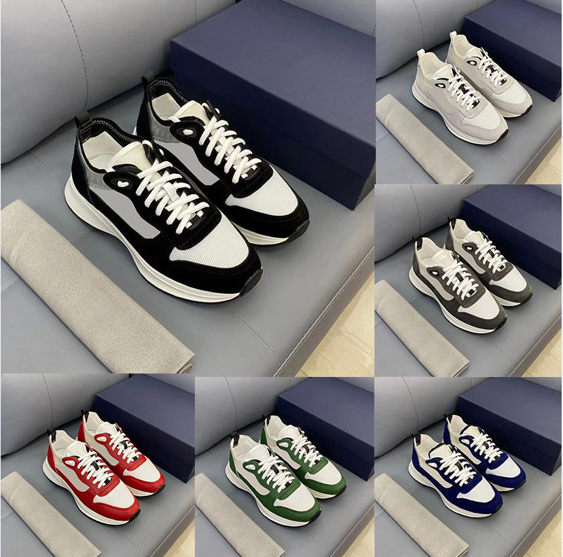 B25 Designer Casual Shoes Luxury Men Shoe Fashion Oblique Sneakers White Suede Leather Shoe Lace-up Mesh Sneaker Platform Shoess
B25 Designer Casual Shoes Luxury Men Shoe Fashion Oblique Sneakers White Suede Leather Shoe Lace-up Mesh Sneaker Platform Shoess