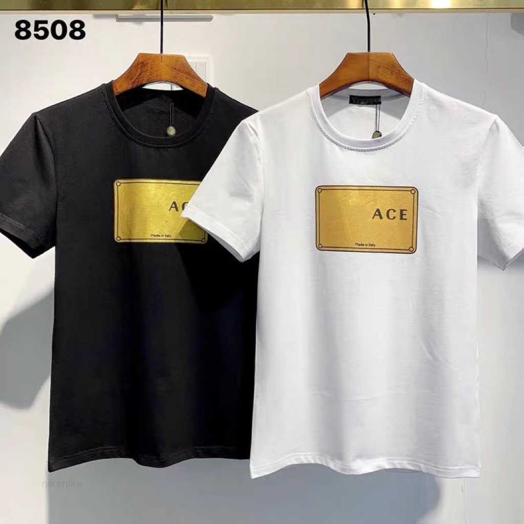 Fashion Mens Designer T Shirt High Quality Womens gold Letter Print Short Sleeve Round Neck Cotton Tees Polo Plus Size S-5XL HPT5 6MCP, White
Fashion Mens Designer T Shirt High Quality Womens gold Letter Print Short Sleeve Round Neck Cotton Tees Polo Plus Size S-5XL HPT5 6MCP, White