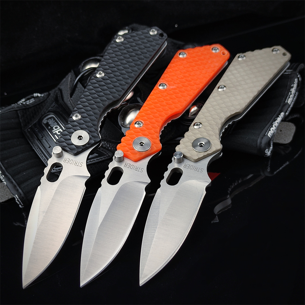 Strider SMF Pocket Knife Hunting Knives 7Cr13Mov Blade G10 Handle with Clip EDC Tools Survival Tactical Rescue Folder
Strider SMF Pocket Knife Hunting Knives 7Cr13Mov Blade G10 Handle with Clip EDC Tools Survival Tactical Rescue Folder