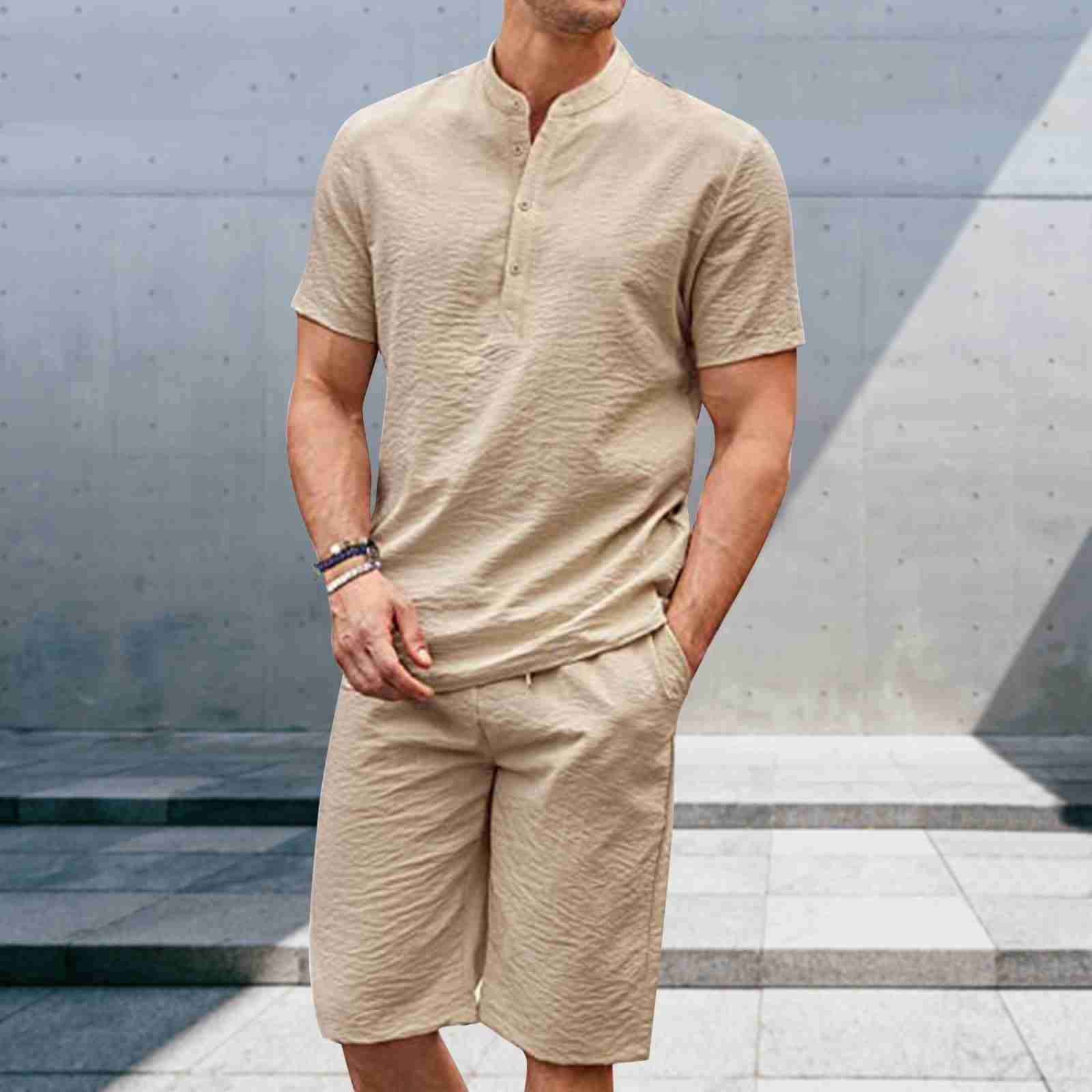 Men' Hawaiian Tracksuit Set: Casual Summer Fashion with Cotton-Linen Shirt and Beach Shorts - Ropa Hombre, Black
Men' Hawaiian Tracksuit Set: Casual Summer Fashion with Cotton-Linen Shirt and Beach Shorts - Ropa Hombre, Black