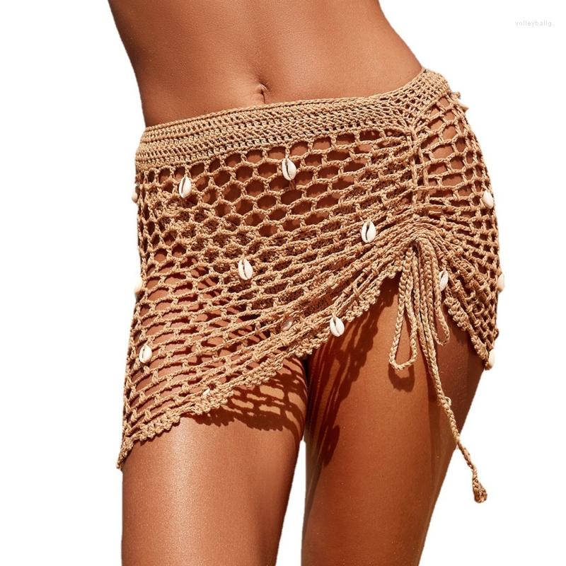Women' Swimwear All-matching Bikinis Coverups For Women Lady Crochet Bathing Suit Cover Up Girl Drawstring Beach-Skirt, Brown
Women' Swimwear All-matching Bikinis Coverups For Women Lady Crochet Bathing Suit Cover Up Girl Drawstring Beach-Skirt, Brown