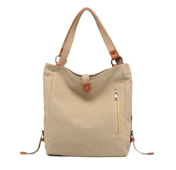 LM Outdoor Bag Yoga Canvas Women's Bag Casual Single Shoulder Bag Multifunctional Backpack Cross-body Backpack LL666