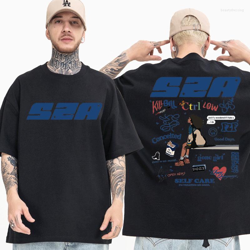 Men' T Shirts SZA Music SOS Print T-shirt Men Women 90s Vintage Oversized T-shirts Cotton Loose Shirt Hip Hop Streetwear, Red
Men' T Shirts SZA Music SOS Print T-shirt Men Women 90s Vintage Oversized T-shirts Cotton Loose Shirt Hip Hop Streetwear, Red