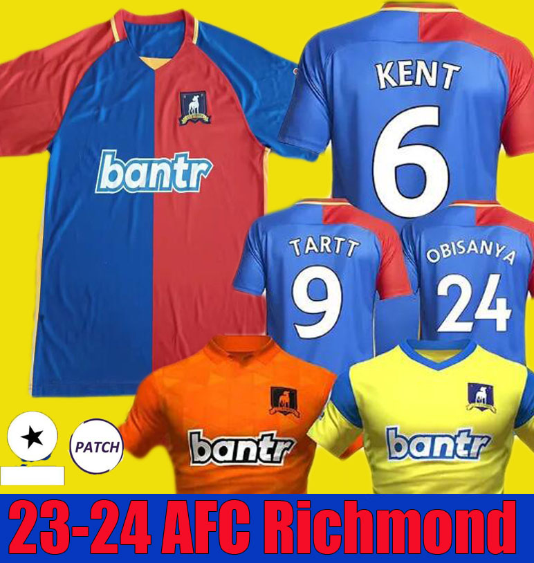 2023 2024 AFC Richmond Soccer Jerseys Kids Kit Fans Player Version 23 24 Led Lasso Goalkeeper Training Man Football Shirs Orange Blue Silver Green KENT TARTT ROJAS, 22/23 home
2023 2024 AFC Richmond Soccer Jerseys Kids Kit Fans Player Version 23 24 Led Lasso Goalkeeper Training Man Football Shirs Orange Blue Silver Green KENT TARTT ROJAS, 22/23 home