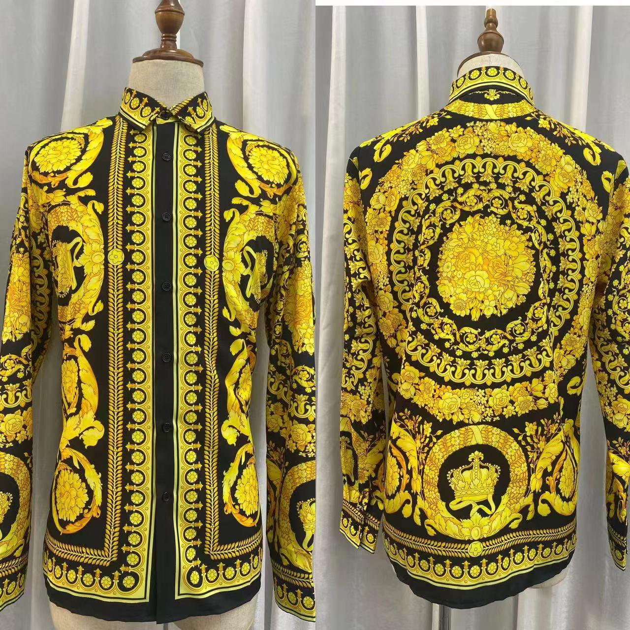 2023 luxury designer fashion men's shirts long sleeve business casual brand spring slim shirt M-3XL, Customize
2023 luxury designer fashion men's shirts long sleeve business casual brand spring slim shirt M-3XL, Customize