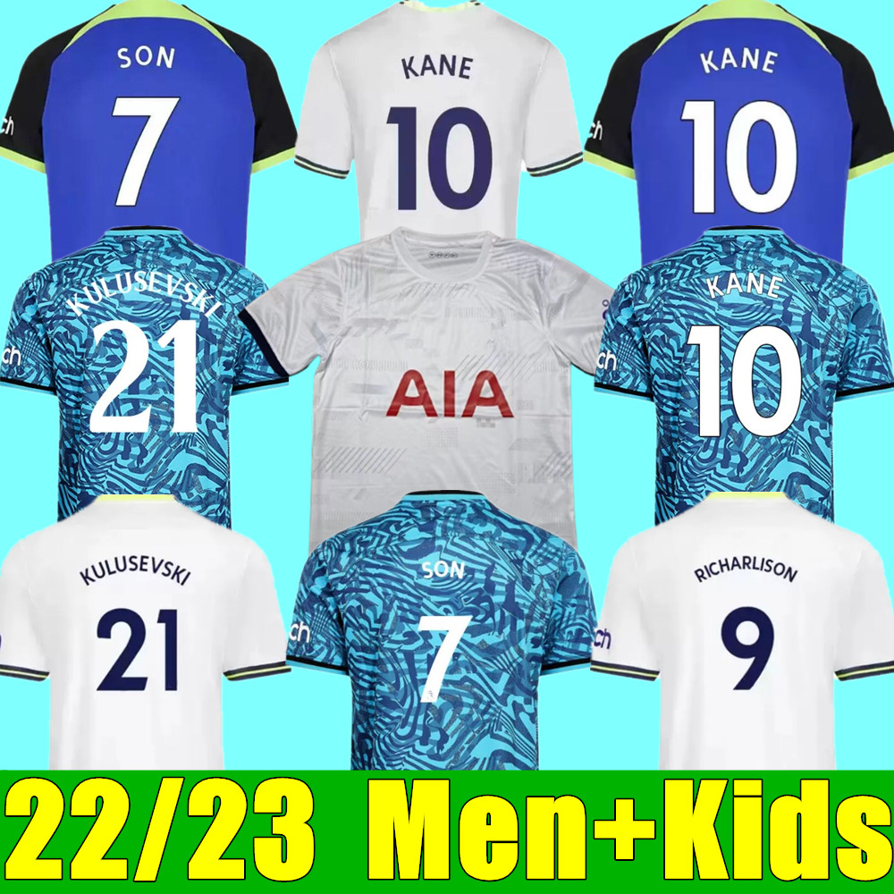 22 23 24 KULUSEVSKI KANE SON Soccer Jerseys Tottenhamn RICHARLISON HOJBJERG SPENCE PERISIC DIER 2022 2023 LUCAS ROMERO Football shirt SPURS Men kids set, 22/23 adult gk
22 23 24 KULUSEVSKI KANE SON Soccer Jerseys Tottenhamn RICHARLISON HOJBJERG SPENCE PERISIC DIER 2022 2023 LUCAS ROMERO Football shirt SPURS Men kids set, 22/23 adult gk