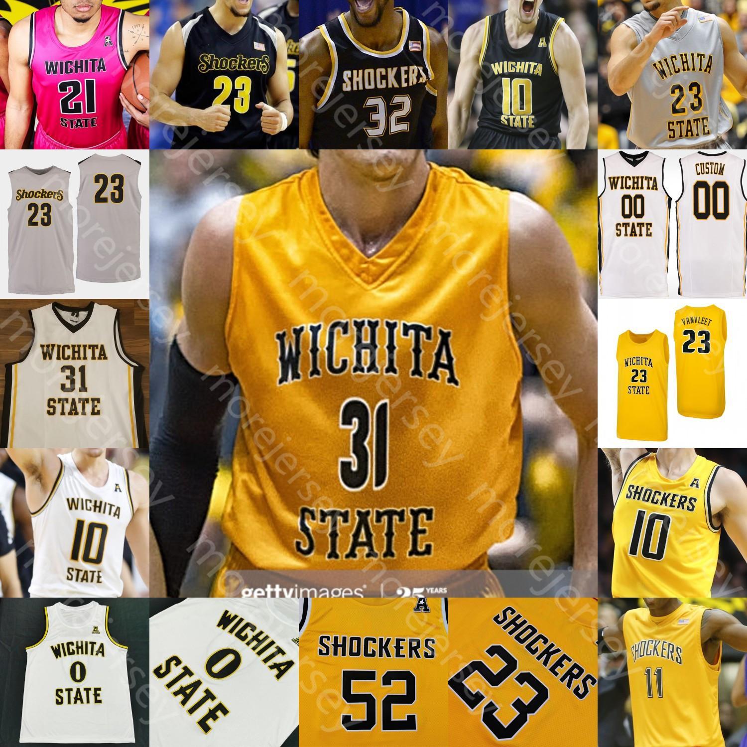 Custom Wichita State Basketball Jersey NCAA College Dexter Dennis Erik Stevenson Trey Wade Grant Sherfield Tyson Etienne Burton Morris Udeze, Grey
Custom Wichita State Basketball Jersey NCAA College Dexter Dennis Erik Stevenson Trey Wade Grant Sherfield Tyson Etienne Burton Morris Udeze, Grey