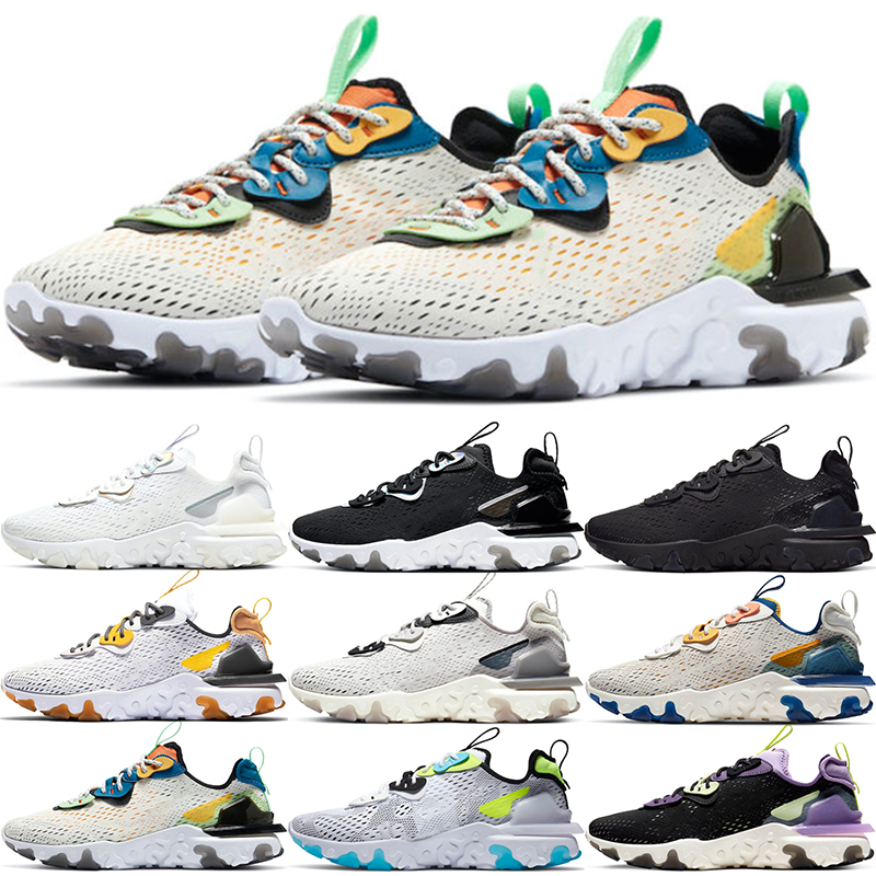 React Vision Men Women Running Shoes Triple Black White Iridescent Honeycomb Vast Grey Phantom Worldwide Fashion Mens Trainers Sports sneakers
React Vision Men Women Running Shoes Triple Black White Iridescent Honeycomb Vast Grey Phantom Worldwide Fashion Mens Trainers Sports sneakers