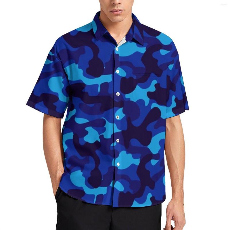 Men's Casual Shirts Blue Camo Print Beach Shirt Men Army Camouflage Hawaiian Short Sleeve Pattern Retro Oversized Blouses Gift Idea, Style-10
Men's Casual Shirts Blue Camo Print Beach Shirt Men Army Camouflage Hawaiian Short Sleeve Pattern Retro Oversized Blouses Gift Idea, Style-10