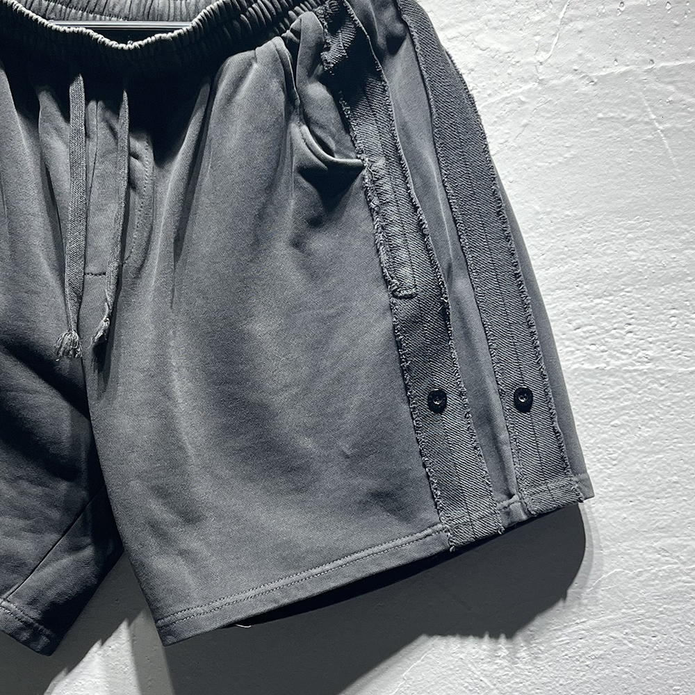 Men's Shorts High Quality Washed Faded Black Shorts Men Women Side Compass Patch Embroidery Cotton Casual Shorts Men 230419