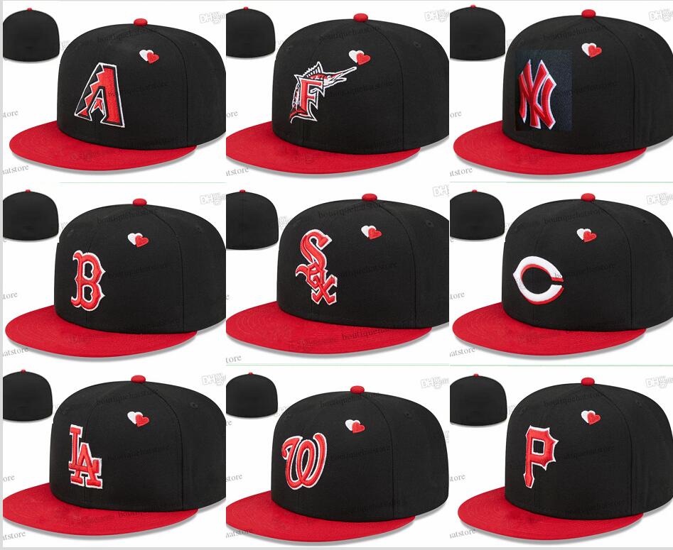 2023 Men's Hearts Baseball Fitted Hat Letter P Full Closed Caps Classic Sports All Team Vintage New York Black Red Brim Fitted Hats In Size 7- Size 8 AP19-06
2023 Men's Hearts Baseball Fitted Hat Letter P Full Closed Caps Classic Sports All Team Vintage New York Black Red Brim Fitted Hats In Size 7- Size 8 AP19-06