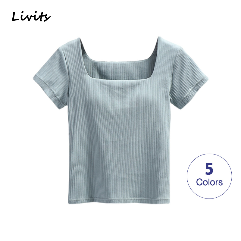 Womens TShirt Women TShirts Padded Stretchable Blouse Tops Tee Short Sleeve Trendy Sexy Casual Korean Summer SA1118 230419