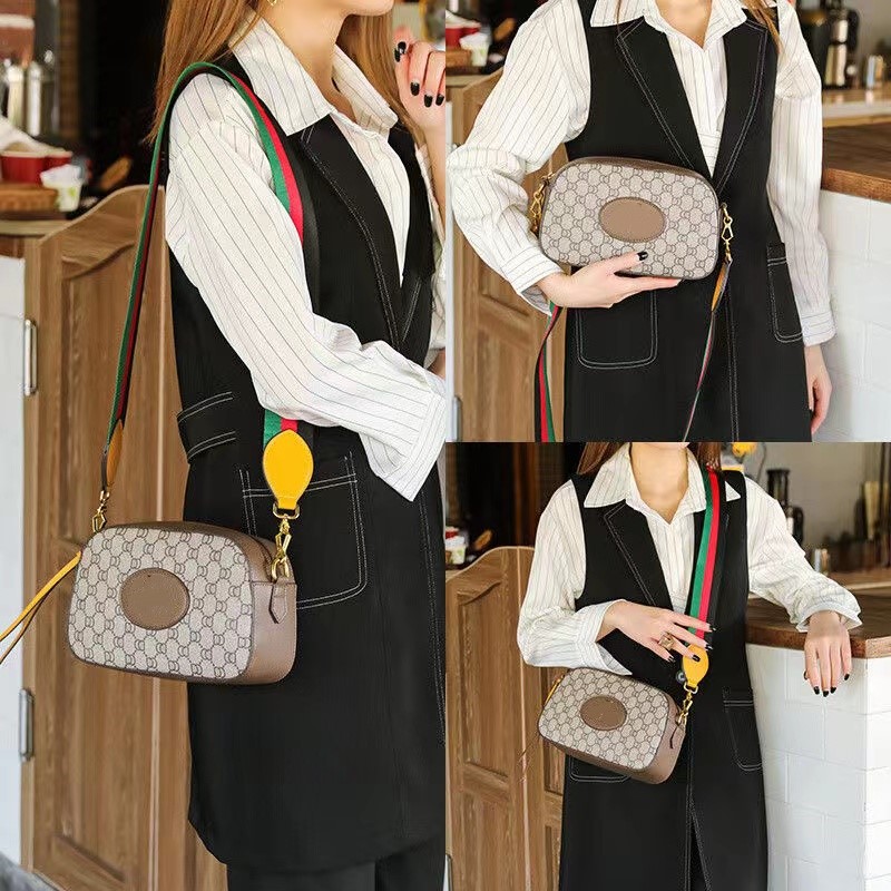 Totes high quality Shoulder Bags TOP pu Women Double G handbags luxurys designers ladies handbag lady clutch purse retro Backpack Style Camera bag