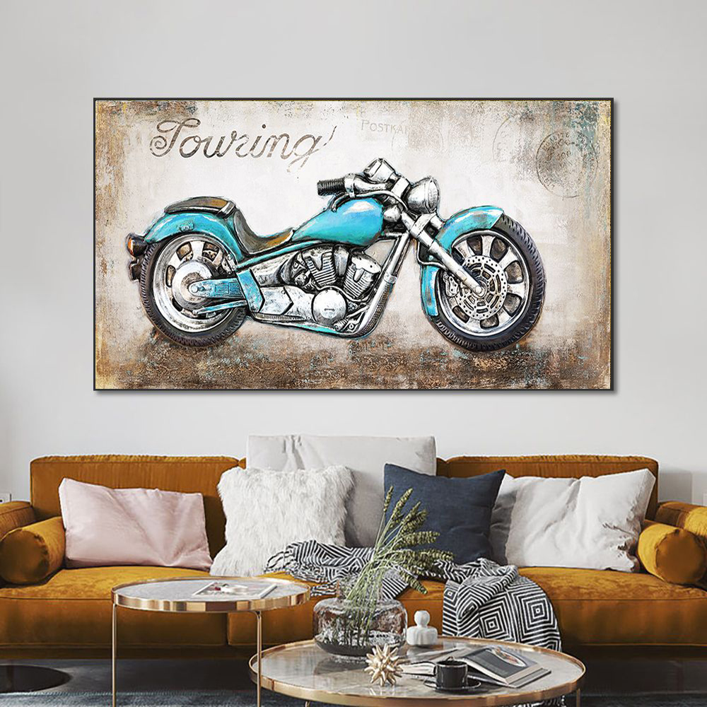 Abstract 3D Retro Motorcycle Oil Painting Printed On Canvas Motor Posters And Prints Wall Art Picture For Home Decoration
Abstract 3D Retro Motorcycle Oil Painting Printed On Canvas Motor Posters And Prints Wall Art Picture For Home Decoration