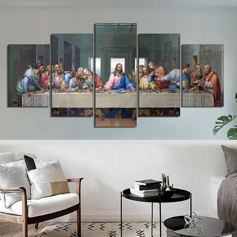 5pcs Set The Last Supper Canvas Painting Famous Posters And Prints Wall Art Picture For Kitchen Dinning Room Home Decor
5pcs Set The Last Supper Canvas Painting Famous Posters And Prints Wall Art Picture For Kitchen Dinning Room Home Decor