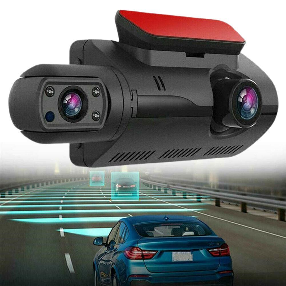 3 inch 1080p Car DVR Driving High Definition Night Vision Vehicle Recorder 32GB Storage Capacity, and Dual Camera System