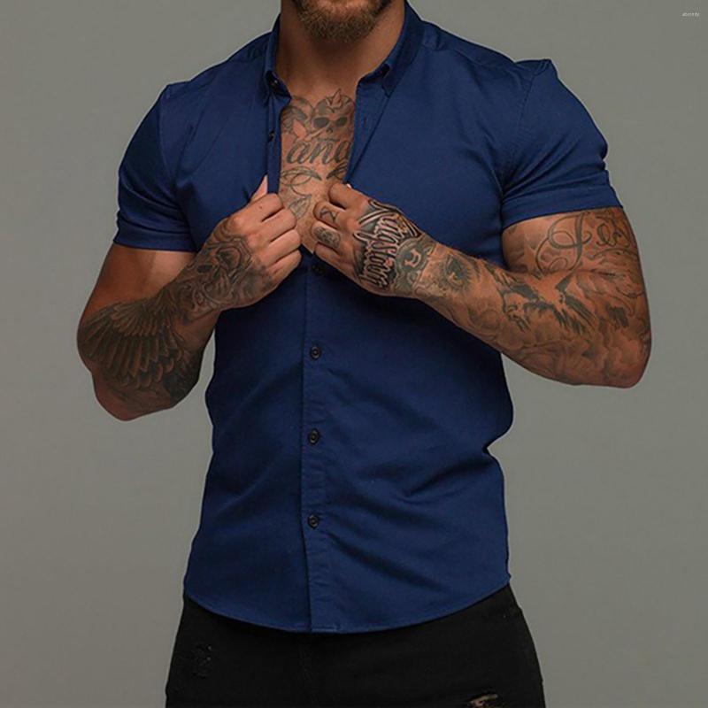 Men's T Shirts Button Down Blouse 70s Shirt Men Men's Casual Short Sleeve Summer Beach, Grey
Men's T Shirts Button Down Blouse 70s Shirt Men Men's Casual Short Sleeve Summer Beach, Grey