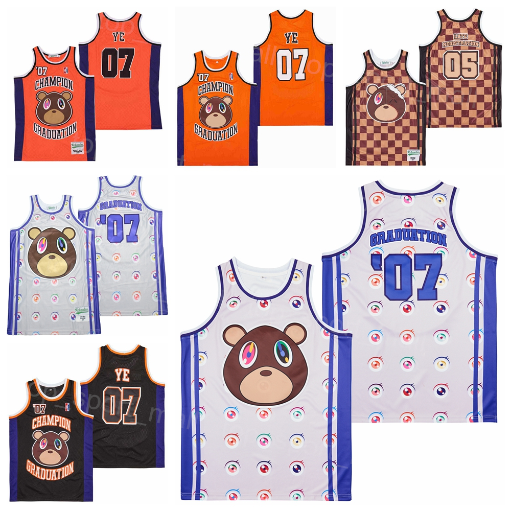Moive Basketball West Jersey 07 YE Graduation Album Cover Hip Hop Rap Champion HipHop Breathable Team Orange Pure Cotton University For Sport Fans Retro College, White
Moive Basketball West Jersey 07 YE Graduation Album Cover Hip Hop Rap Champion HipHop Breathable Team Orange Pure Cotton University For Sport Fans Retro College, White