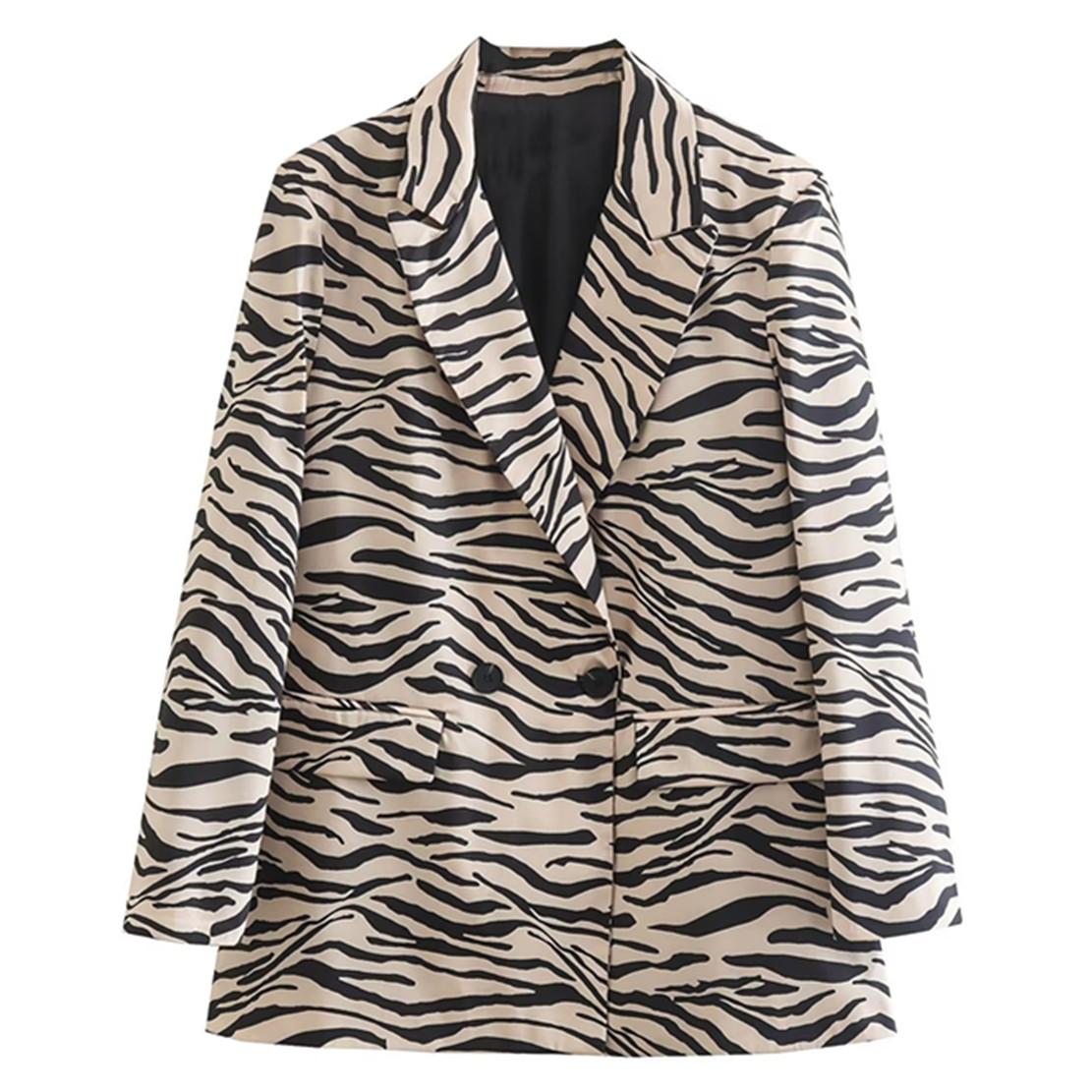 Pants Maxdutti Casual Blazers Women Ins Blogger High Street Retro Animal Zebra Stripes Print Jakcet
Pants Maxdutti Casual Blazers Women Ins Blogger High Street Retro Animal Zebra Stripes Print Jakcet