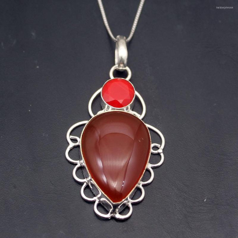 Pendant Necklaces Hermosa Gorgeous Unique RedAgate Coral Charms Necklace Fashion Jewelry Gift 2 1/2 Inch A674
Pendant Necklaces Hermosa Gorgeous Unique RedAgate Coral Charms Necklace Fashion Jewelry Gift 2 1/2 Inch A674