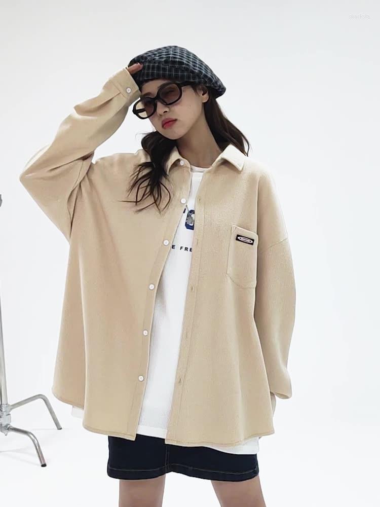 Women's Blouses Neutral Style Loose Streetwear Long Sleeve Blouse Women's Shirt 2023 Single Breasted Casual Elegant Solid Poleras Mujer, Khaki
Women's Blouses Neutral Style Loose Streetwear Long Sleeve Blouse Women's Shirt 2023 Single Breasted Casual Elegant Solid Poleras Mujer, Khaki