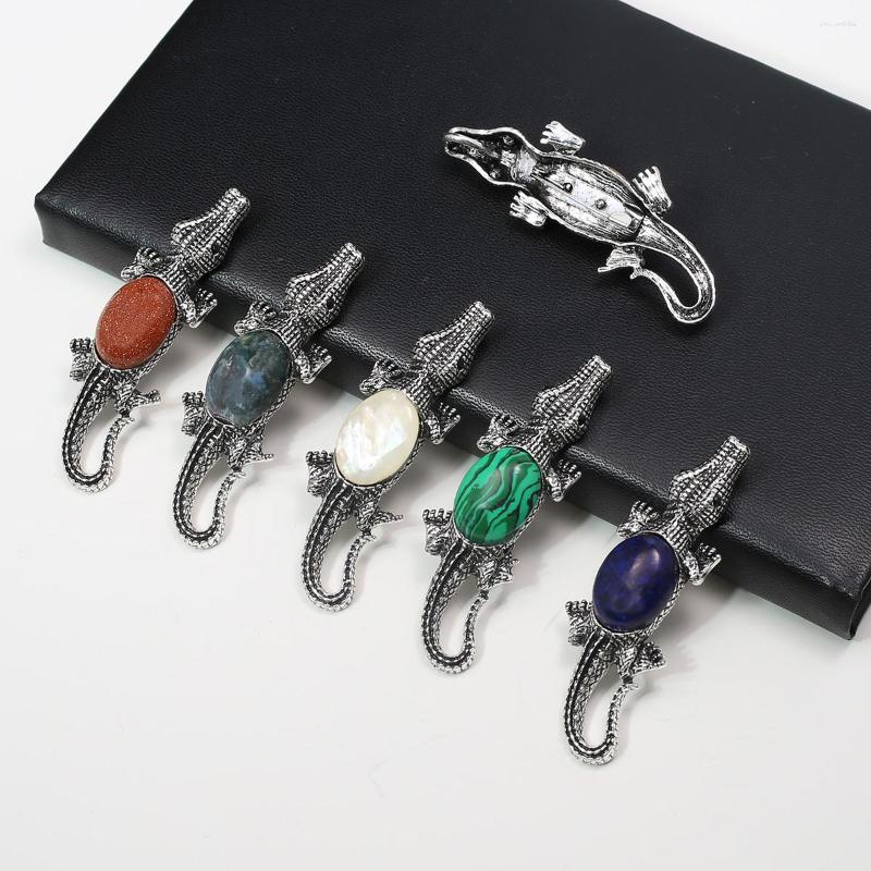 Pendant Necklaces 1PC Crocodile Natural Stone Opal Quartz Agate Amethyst Healing Crystal Charms For Jewelry Making DIY
Pendant Necklaces 1PC Crocodile Natural Stone Opal Quartz Agate Amethyst Healing Crystal Charms For Jewelry Making DIY