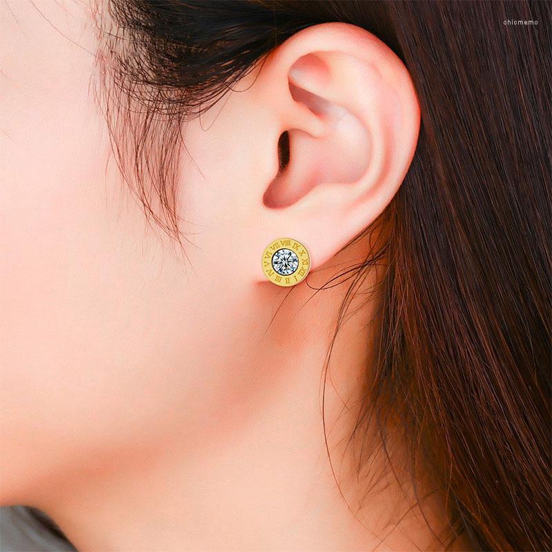 Stud Earrings Fashion Cubic Zirconia For Women Statement Vintage Roman Numerals Stainless Steel 2023 Trend Jewelry
Stud Earrings Fashion Cubic Zirconia For Women Statement Vintage Roman Numerals Stainless Steel 2023 Trend Jewelry