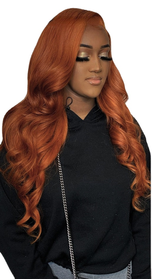 Ginger Orange Body Wave Human Hair 13x4 Lace Front Wigs Brazilian Pre Plucked Remy Hair #350 Dark Orange Colored Hair For Woman
Ginger Orange Body Wave Human Hair 13x4 Lace Front Wigs Brazilian Pre Plucked Remy Hair #350 Dark Orange Colored Hair For Woman