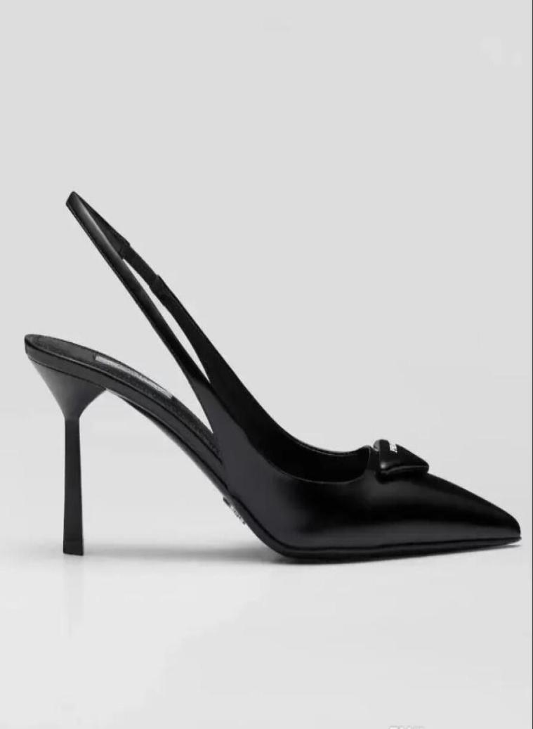 Elegant Summer Triangle Brushed Leather Sandals Shoes For Women Slingback Pumps Luxury Footwear Women High Heels Party Wedding Dre9332496, Black
Elegant Summer Triangle Brushed Leather Sandals Shoes For Women Slingback Pumps Luxury Footwear Women High Heels Party Wedding Dre9332496, Black