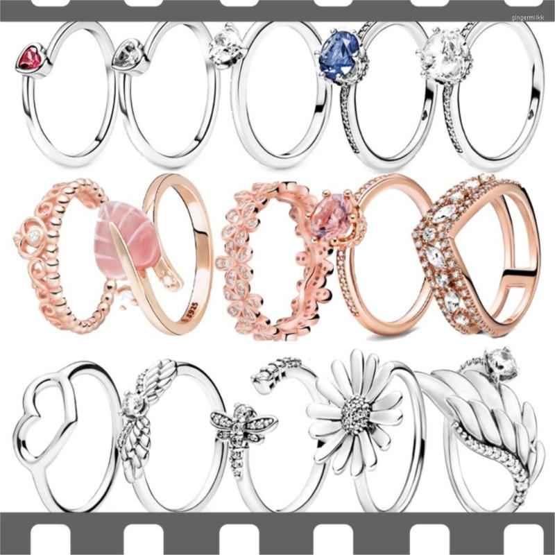 Cluster Rings 2023 Trendy 925 Sterling Silver Original Sparkling Heart Ring Collection Women Engagement Anniversary Fine Jewelry
Cluster Rings 2023 Trendy 925 Sterling Silver Original Sparkling Heart Ring Collection Women Engagement Anniversary Fine Jewelry